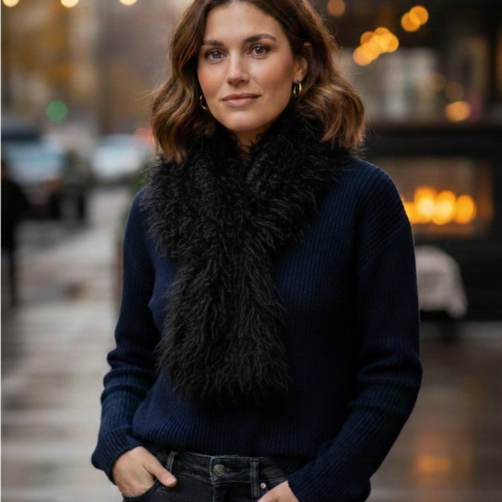 Black and brown Scarf